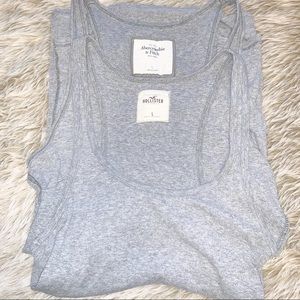 2 Heather Gray Undershirts